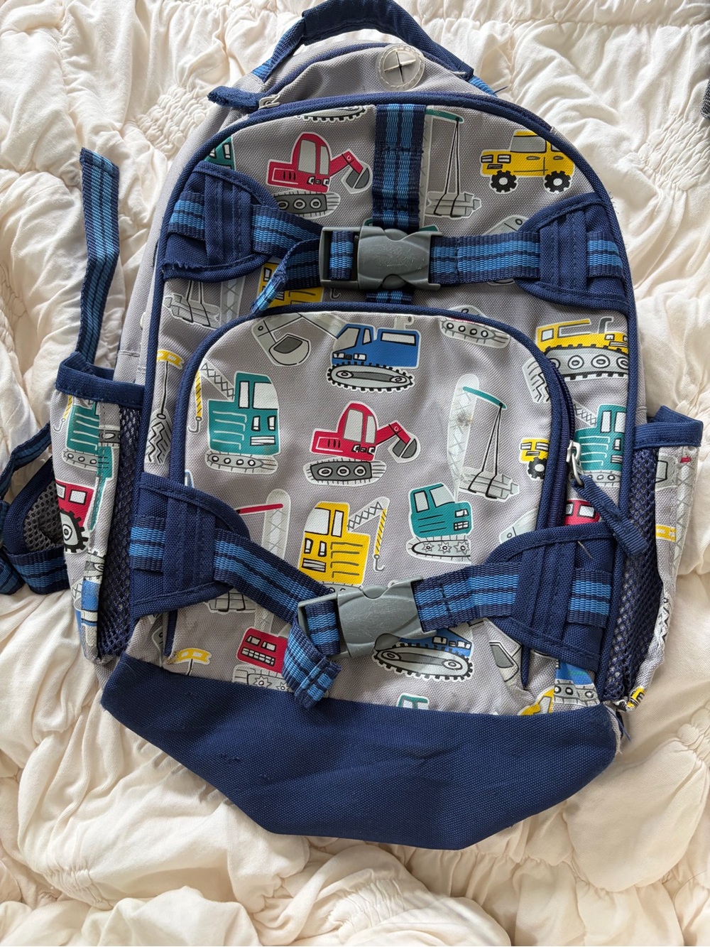 Like New- Pottery Barn Kids Construction Backpack